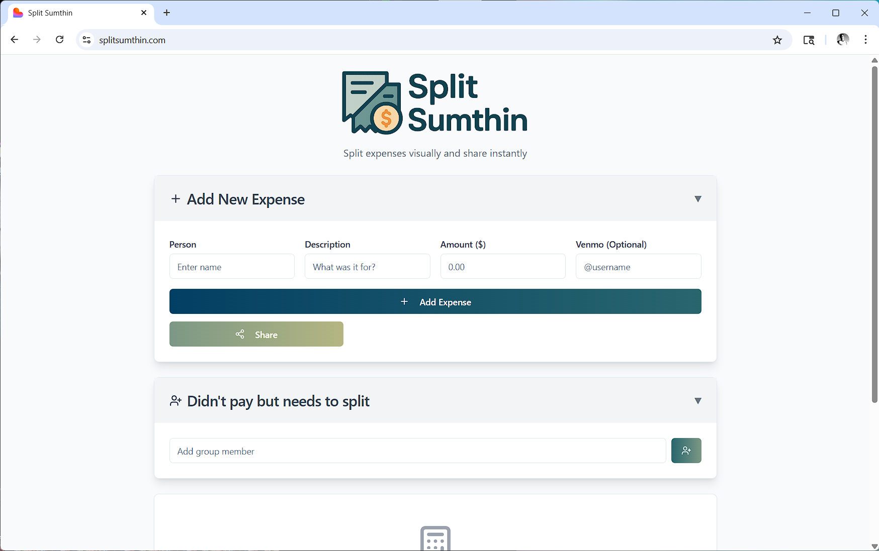 Split Sumthin Screenshot